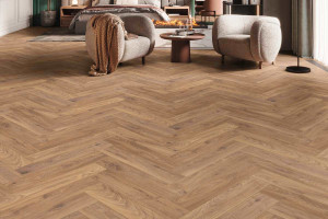 Ламінат ялинка Krono original K450 Firebrand Oak